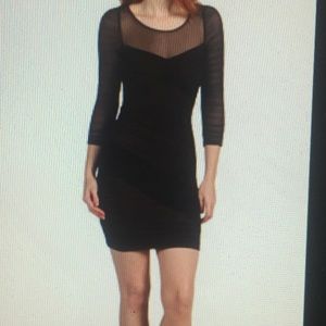 BCBGmaxazria 1/4 sleeve, short cocktail dress